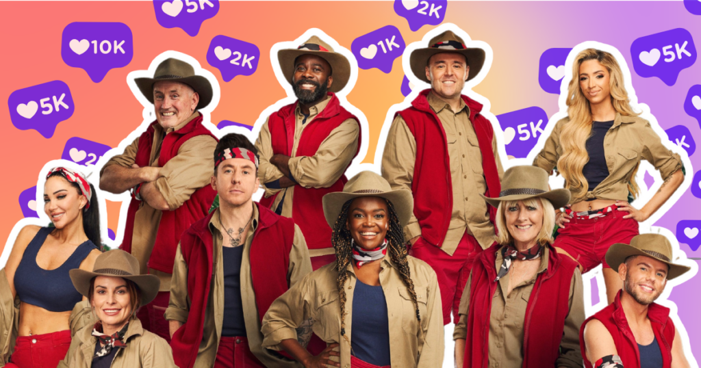 I'm a Celeb instagram Followers