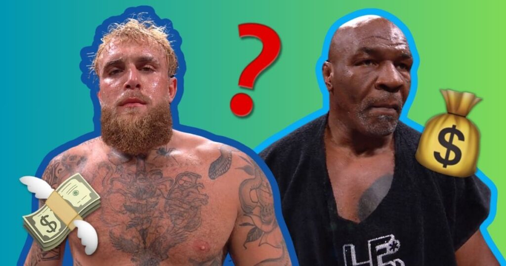 mike tyson jake paul paid fight