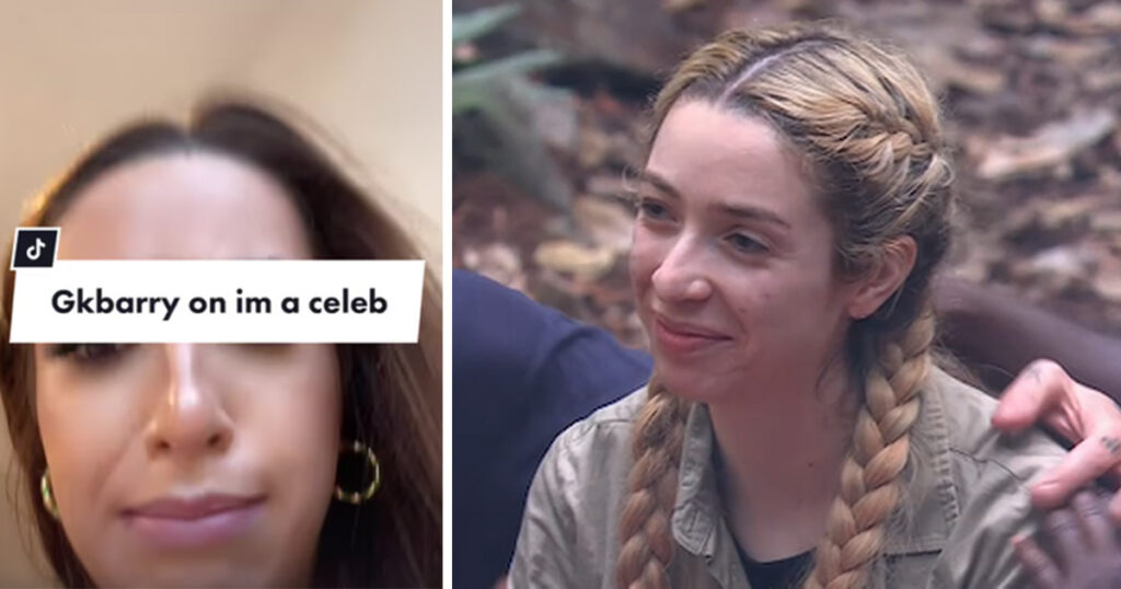 GK Barry predicted I'm A Celeb in TikTok