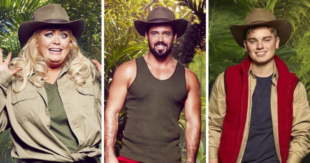 I'm a Celebrity Gemma Collins, Spencer Matthews, Jack Maynard