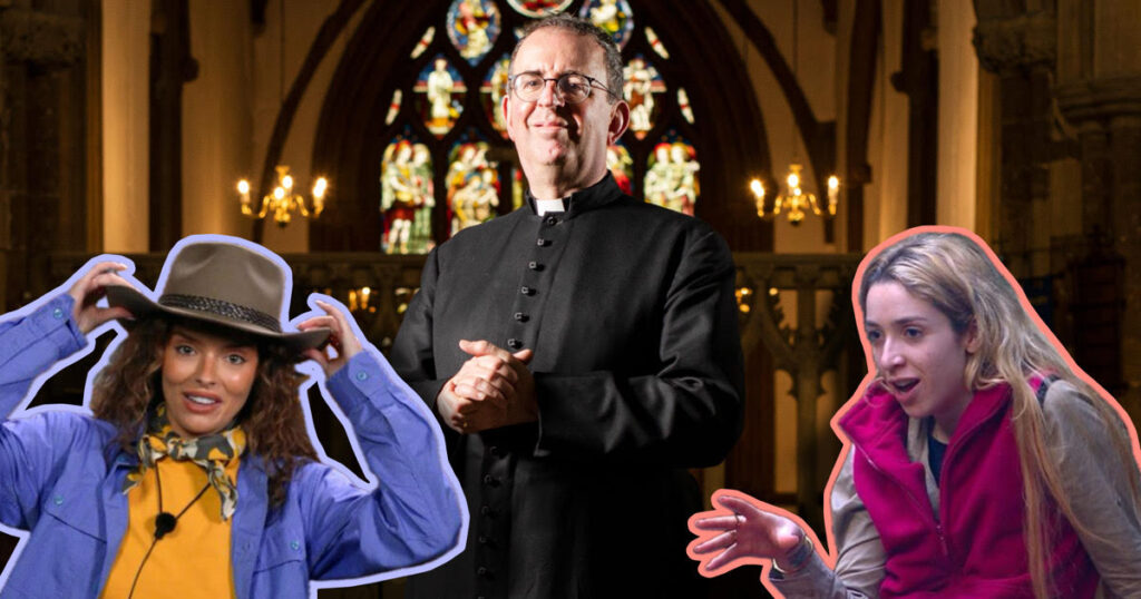 I'm A Celeb vicar reverend difference priest