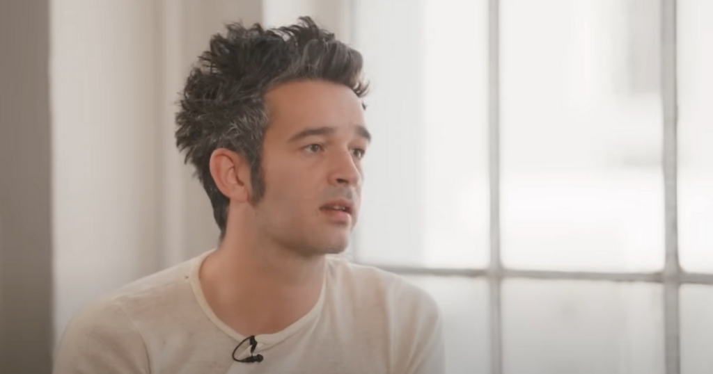 Matty Healy raw milk