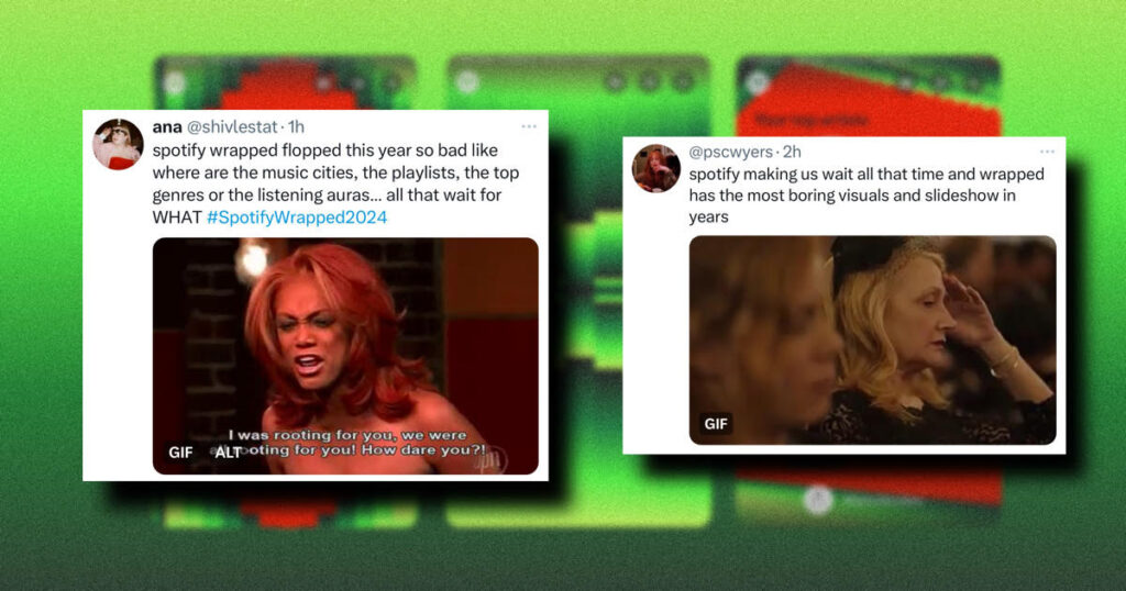 Spotify Wrapped 2024 memes
