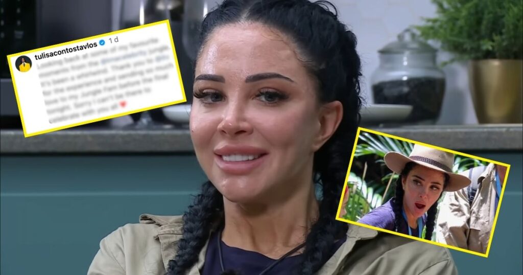 i'm a celeb 2024 tulisa message