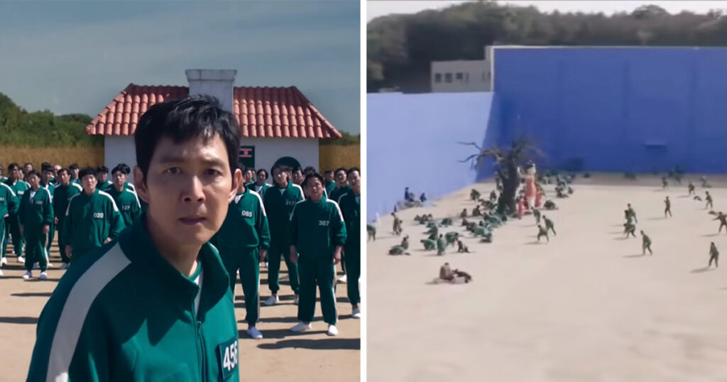 Real life set of Squid Game