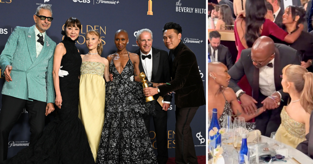 golden globes 2025 wicked seating plan