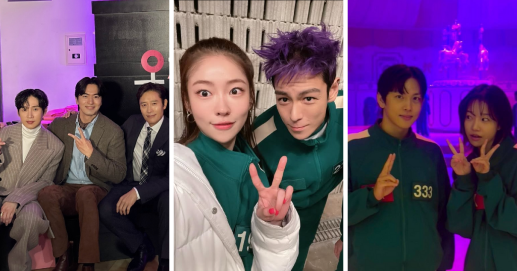 behind-the-scenes squid game 2 cast photos