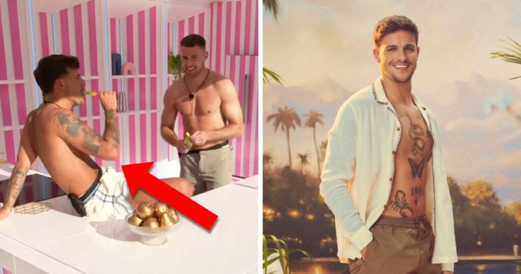 luca bish's tattoos love island all stars