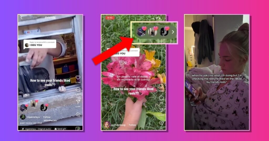 instagram reels liked by friends feed update