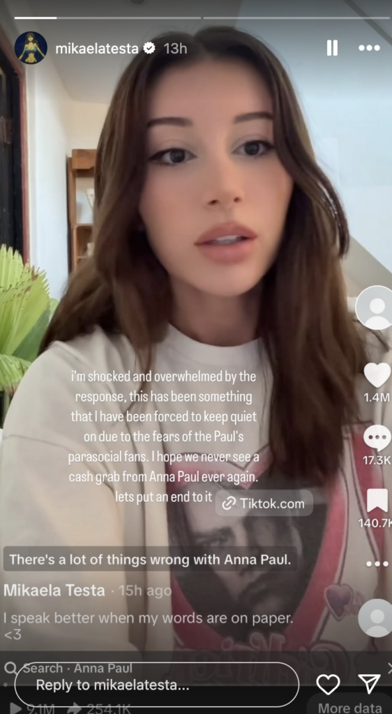 A rundown of the drama between Anna Paul and Mikaela Testa(02)