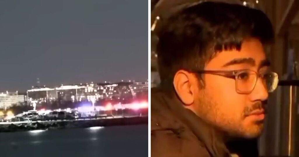 american airlines crash text washington flight