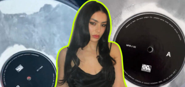 Charli XCX Brat vinyl white powder