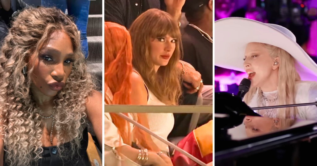 taylor swift lady gaga serena williams