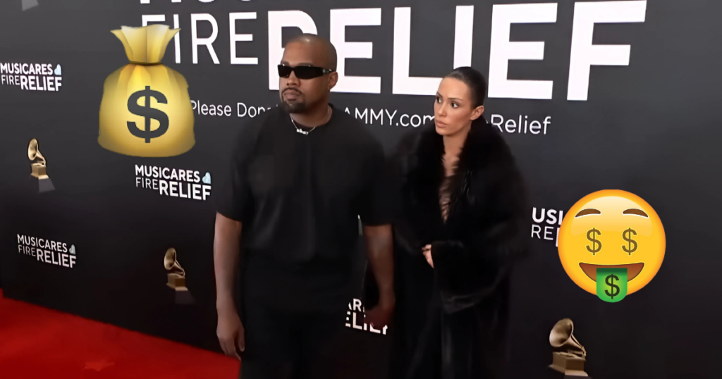 bianca censori kanye west divorce money net worth