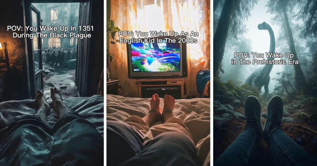 ai tiktok wake up trend