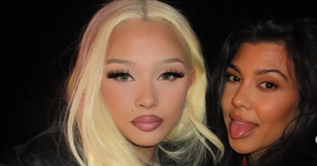 Kourtney Kardashian and Alabama Barker