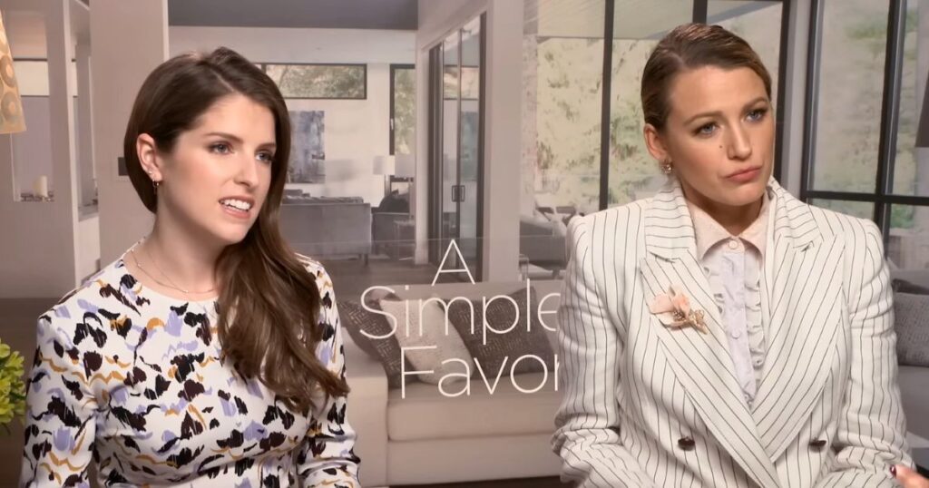 a simple favour favor another simple favour favor blake lively anna kendrick feud beef timeline