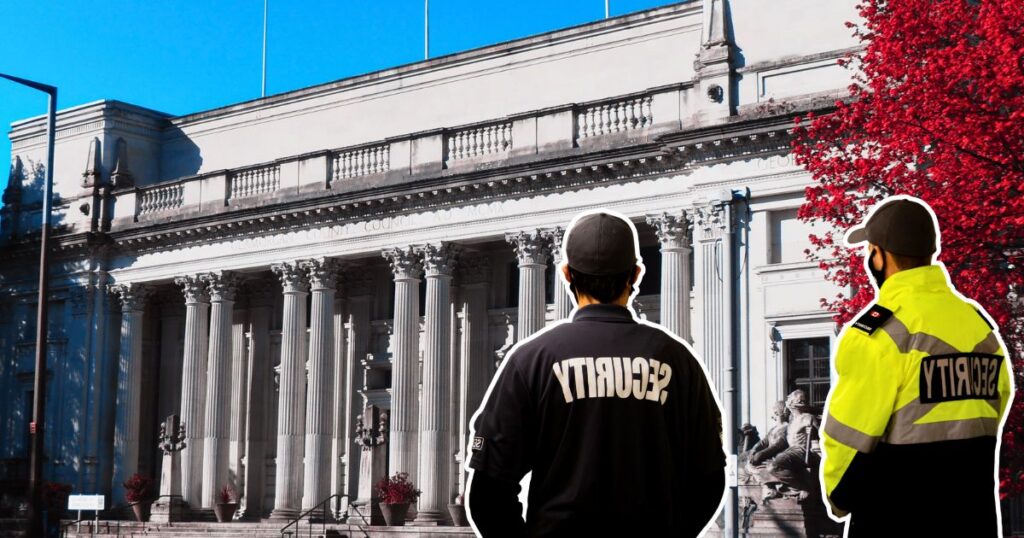 Cardiff University security