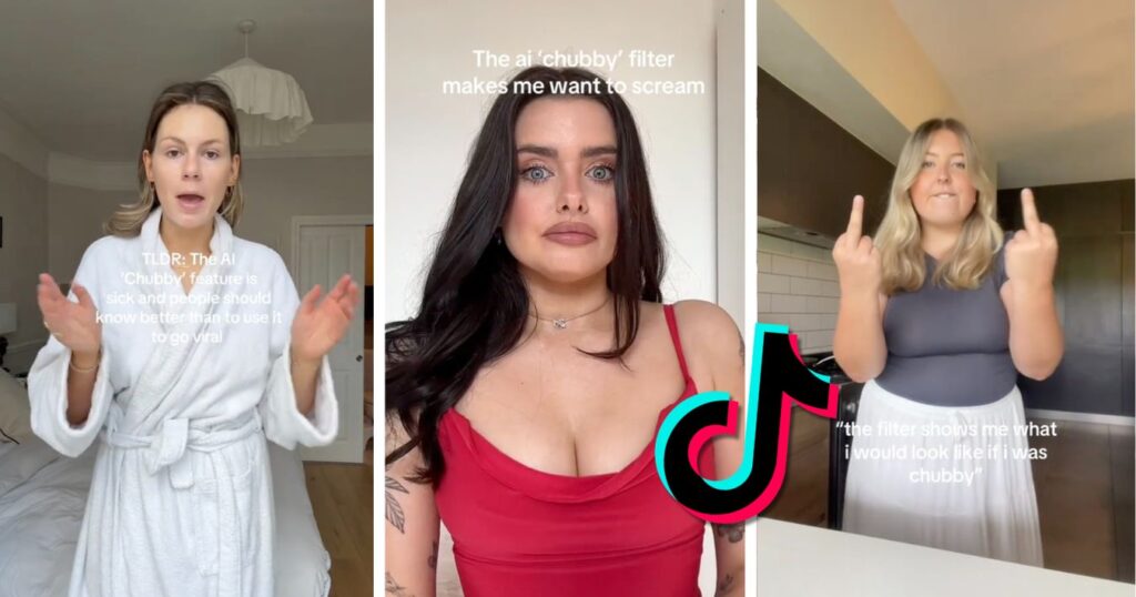 tiktok ai chubby filter