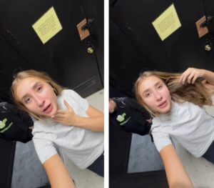 Watch the video of Lily Phillips' latest gross viral challenge