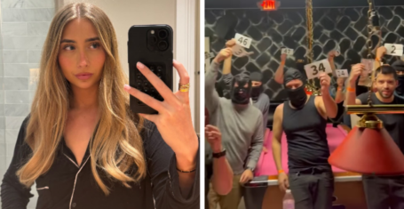 Lily Phillips backdoor challenge stunt
