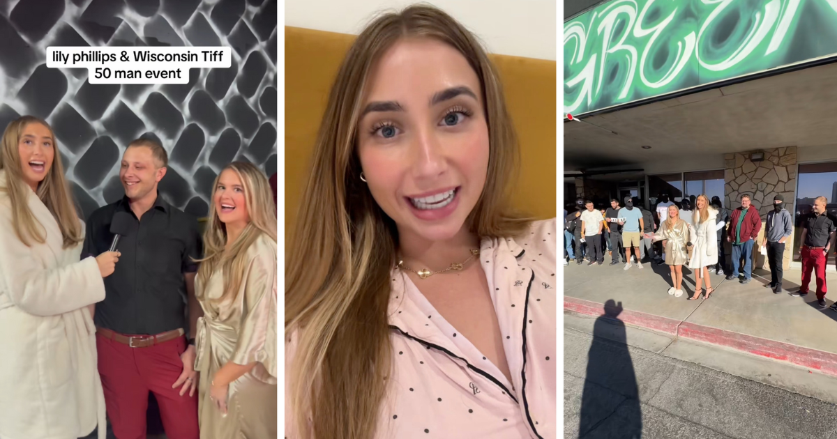 All the videos Lily Phillips has posted from 'backdoor' challenge