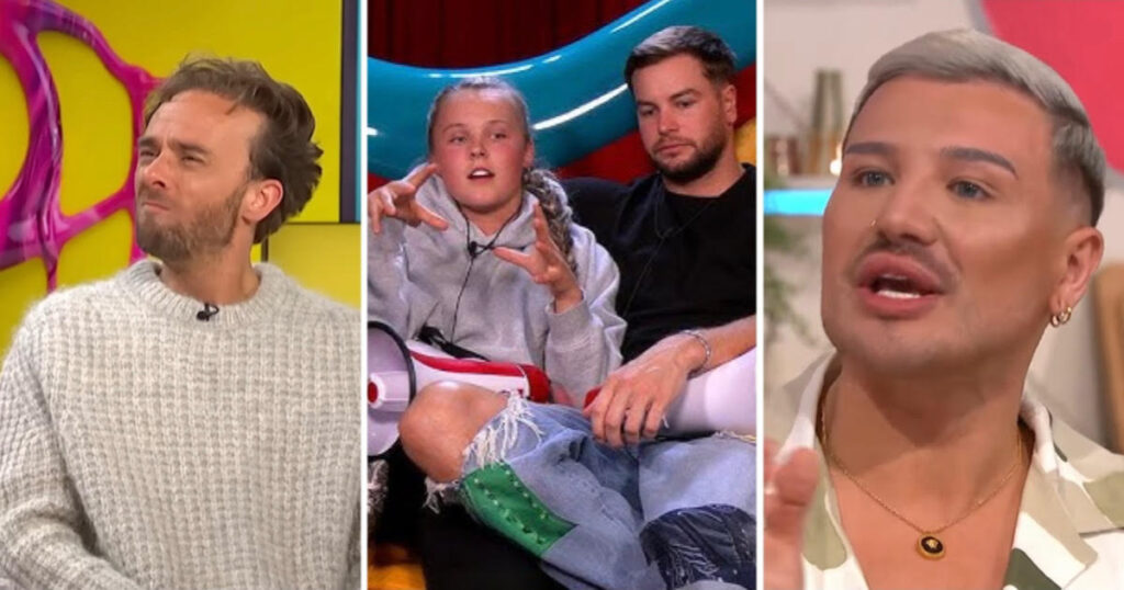 Celebrity Big Brother housemates JoJO Chris