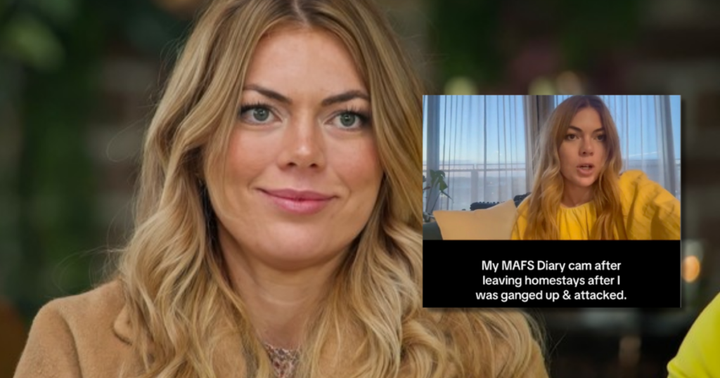 Jacqui shares diary cam footage from MAFS Australia 2025