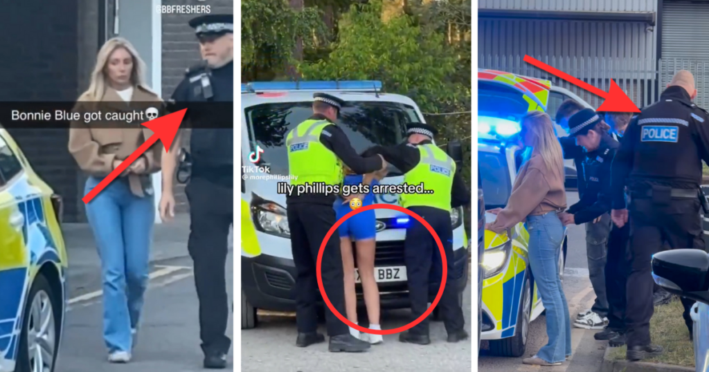 Bonnie Blue and Lily Phillips arrested