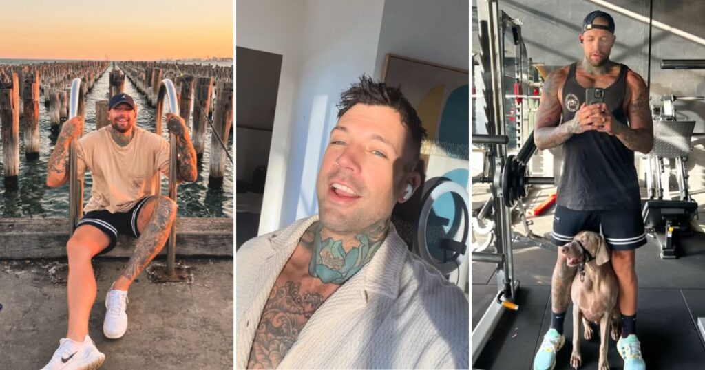 mafs australia 2025's dave in his fitness wellness influencer era