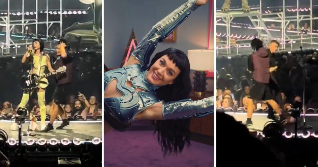 Katy Perry stage invader