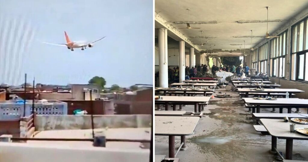 the air india plane and the medical college it crashed into