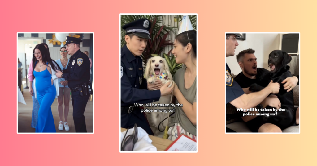 taken by police tiktok trend