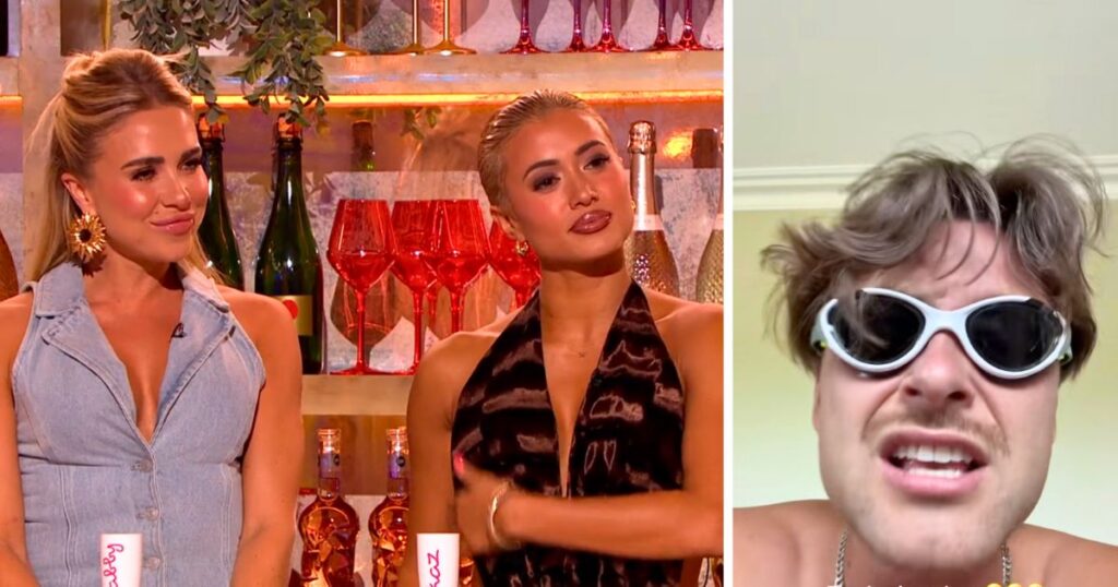 love island kaz, gabby and casey