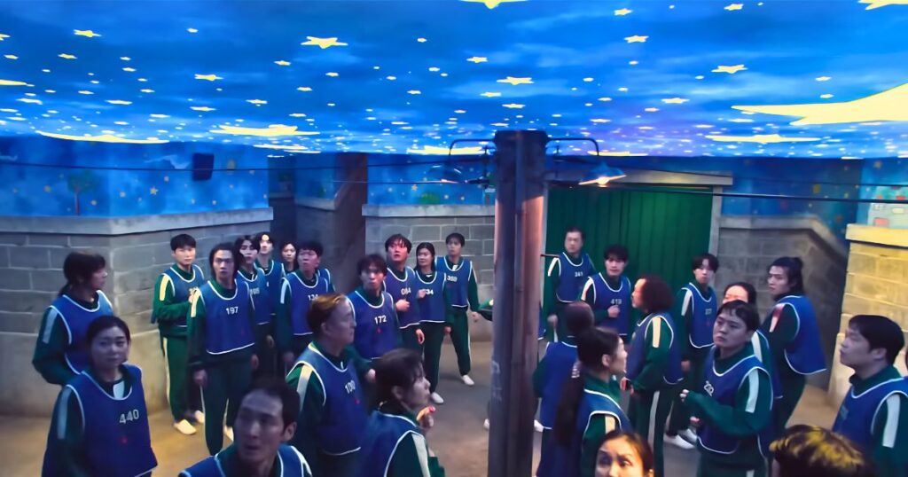 the hide and seek game from netflix's squid game