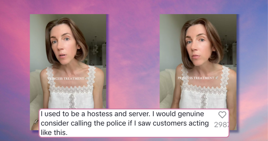 Tiktok influencer dragged princess treatment