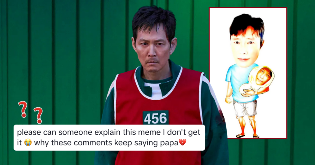 Squid Game papa meme explained