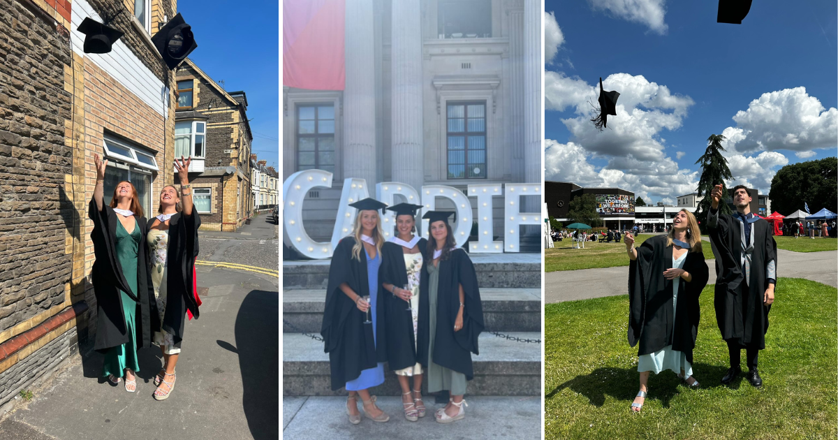 slim fit dress slacks Cardiff University Masters Graduation Set main image 0