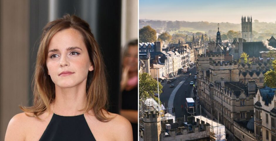 emma watson at a generic picture of oxford