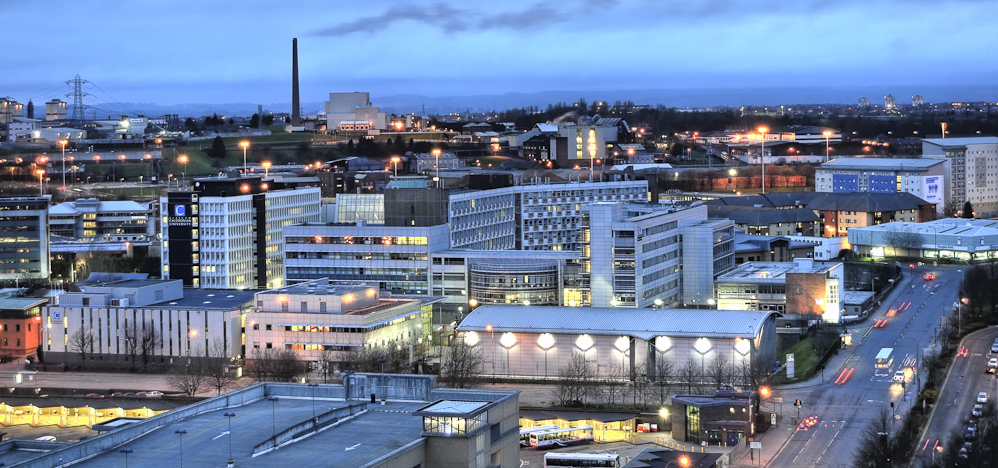 A vibey pic of Glasgow Caledonian University(Credit: Knwwsss)
