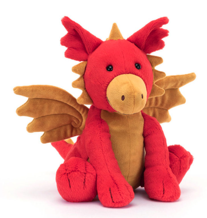 darvin the dragon from jellycat
