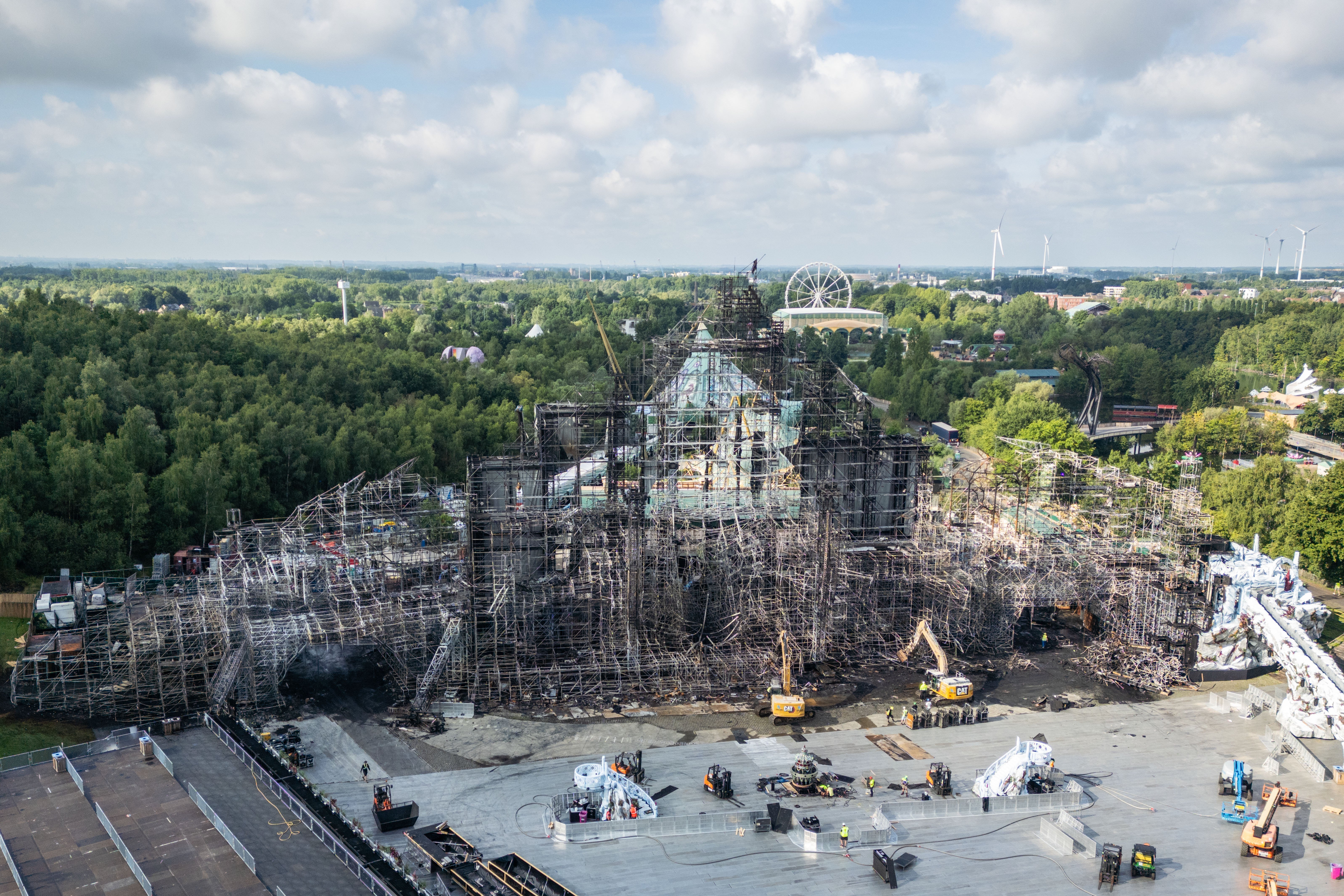 Tomorrowland festival fire