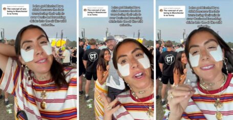 Oasis concert influencer