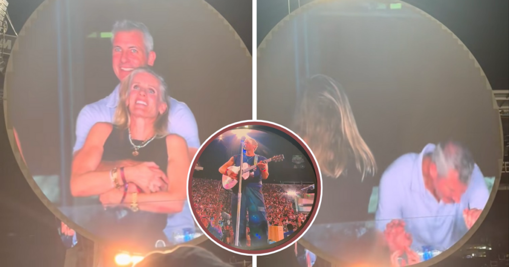 Coldplay kiss cam change