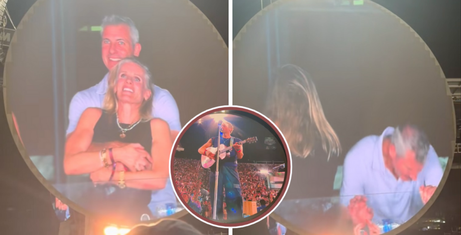 Coldplay kiss cam change