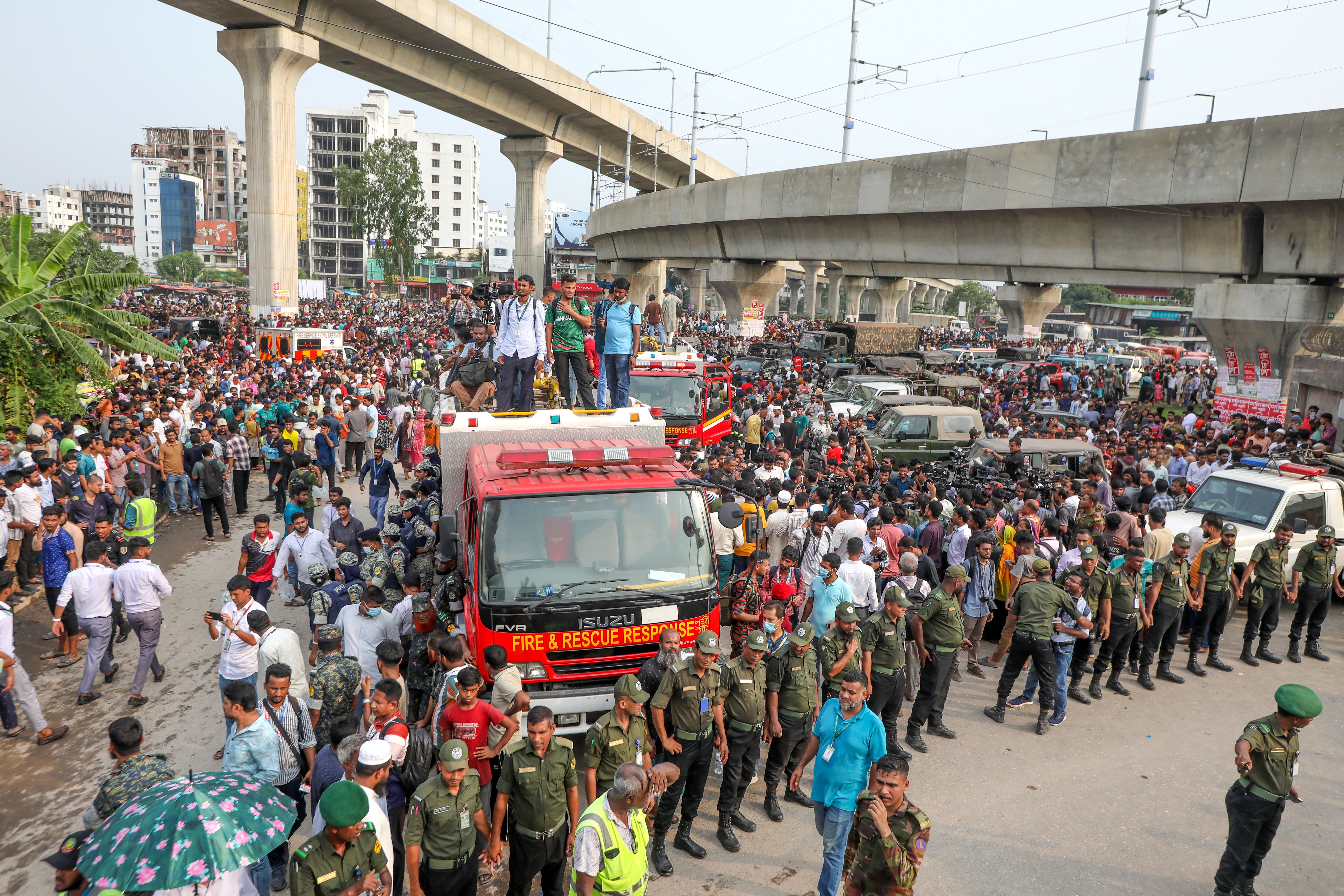 Bangladesh military plane crash