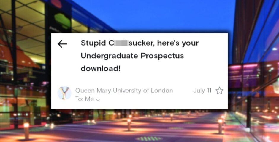 Russell Group apology email