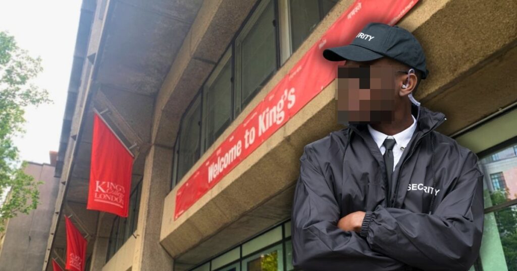 King's College London security spend