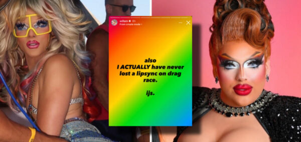 Drag Race Mistress Willam responded