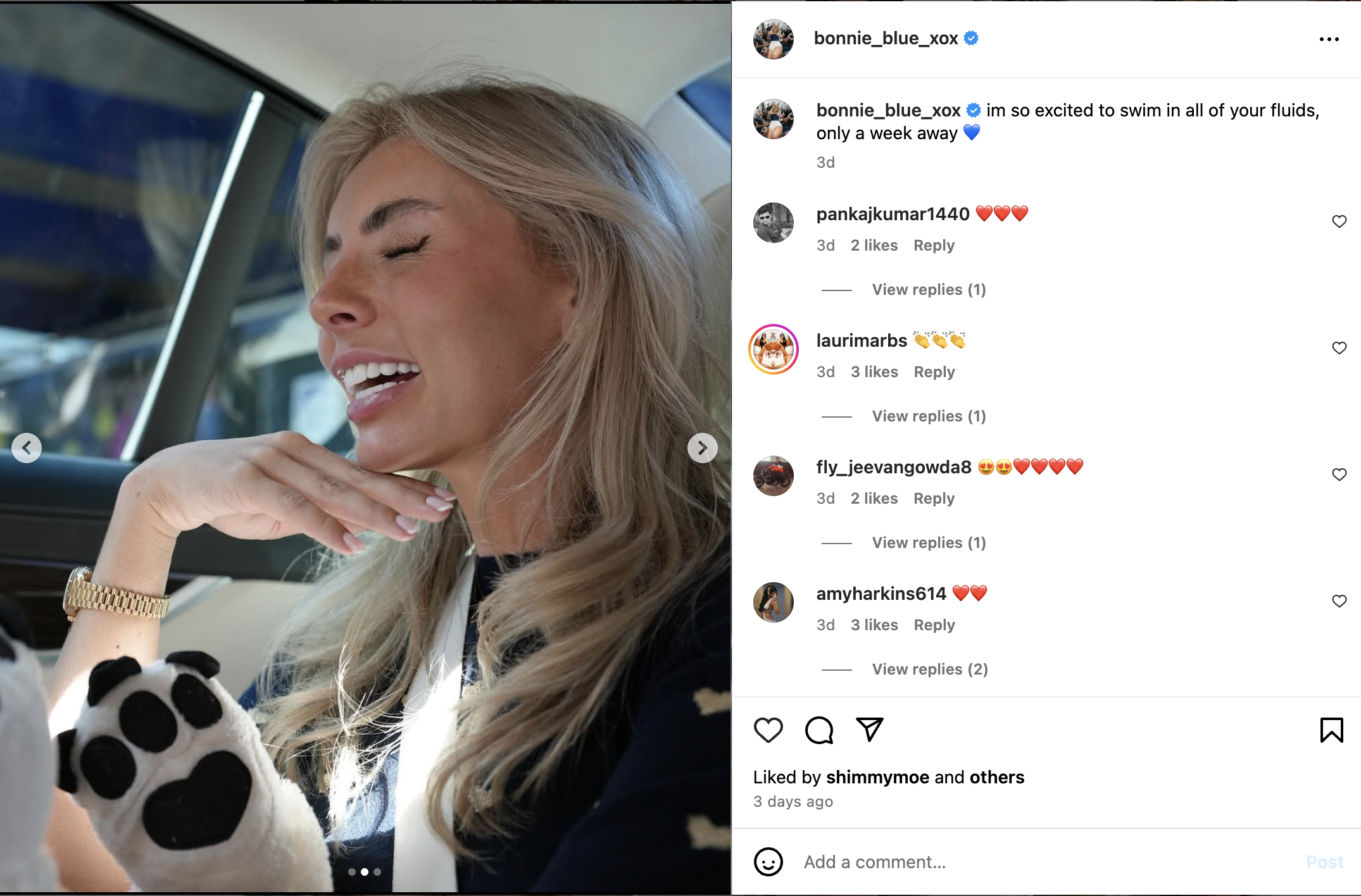 Bonnie Blue Instagram